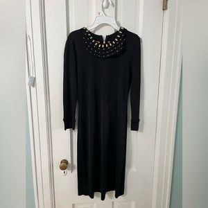 Tory Burch Black Long Sleeve Dress